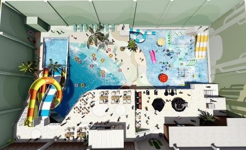 trường hợp công ty mới nhất về UAE Indoor Kids Water Pakr mở sớm - Vison Waterparks