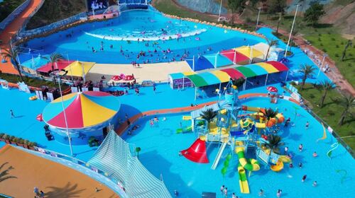 trường hợp công ty mới nhất về Another major development in Central Asia! A 25,000㎡ water park in Turkestan, Kazakhstan, is about to open, and our company has completed the delivery of the entire system.