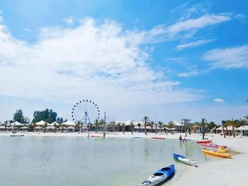trường hợp công ty mới nhất về Artificial Lagoon | Crystal-Clear Swimming Lagoon with Beach Entry for Resorts & Hotels | Vison Waterparks