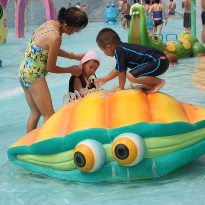 chất lượng  Fiberglass Water Playground Equipment Spray Shell Aqua Play For Amusement Park nhà máy