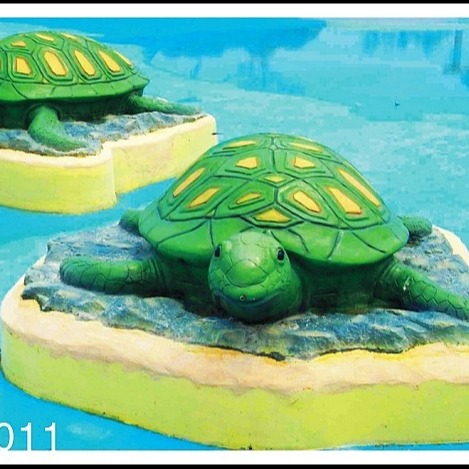 Rùa nước tùy chỉnh Sân chơi nước Aqua Play, Công viên phun nước cho ...