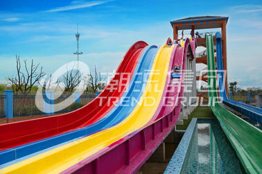 Fiberglass Waterslide for Adult Water Sport Holiday Water Resort  / customized