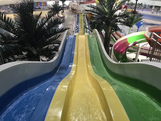 High Speed Water Slides of Fiberglass Material for Holiday Resort Giant Outdoor Water park