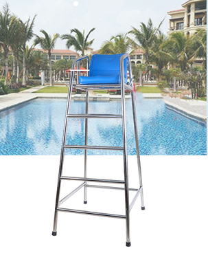 Durable 304 thép không gỉ Bể bơi Lifegurd ghế