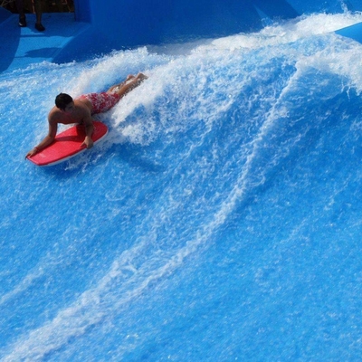 Aqua Play Flowrider Water Ride For Skateboarding Surfing Sport/ Fiberglass Water Slide