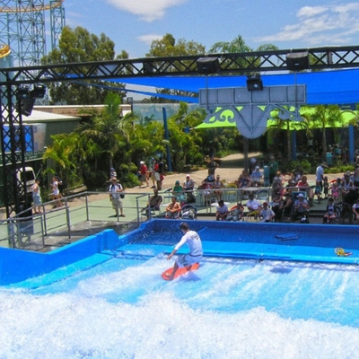 Outdoor Aqua Play Flowrider Water Ride For Skateboarding Surfing Sport