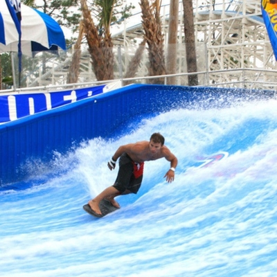 Outdoor Aqua Play Flowrider Water Ride For Skateboarding Surfing Sport