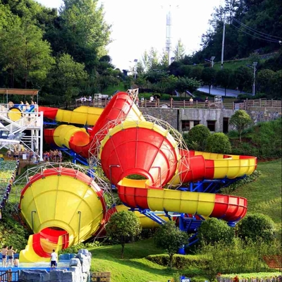 Vui ngoài trời công viên nước trượt sợi thủy tinh Tantrum Valley cho 480 tay đua mỗi giờ
