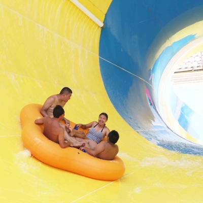 Water Playground Equipment / Fiberglass Water Slides in Themed Water Park