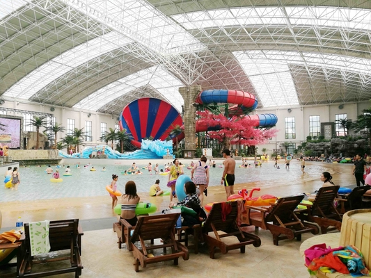 Water Playground Equipment / Fiberglass Water Slides in Themed Water Park