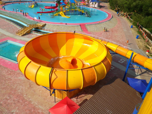 Water Park Fiberglass Swimming Pool Water Slides for Amusement Park