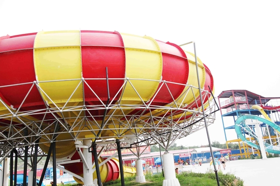Giant Platform Fun Aqua Park Custom Water Slides / Water Playground Equipment