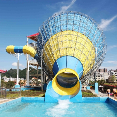 Customized Fiberglass Water Slides for Family / Aqua Play Water Park