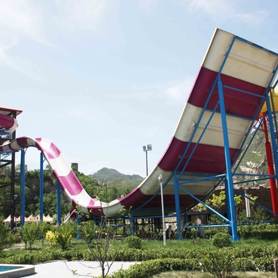 Custom Fiberglass Water Slides with Galvanized carbon steel