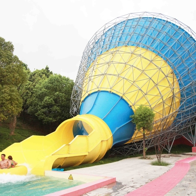 Tornado fiberglass water pool slides for adult , swimming pool slides