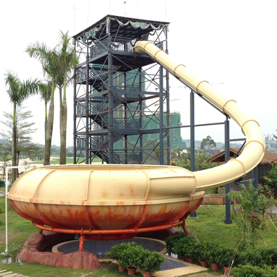 Easy Installation Space Bowl Water Slide HT-41 Backyard Water Slide Games