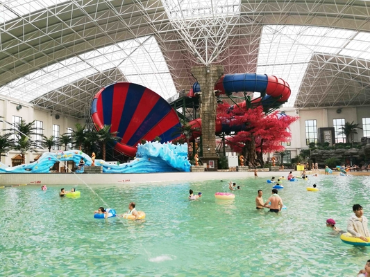 Galvanized Tantrum Carbon Steel Aqua Park Equipment Fiberglass Water Slides for Adventure