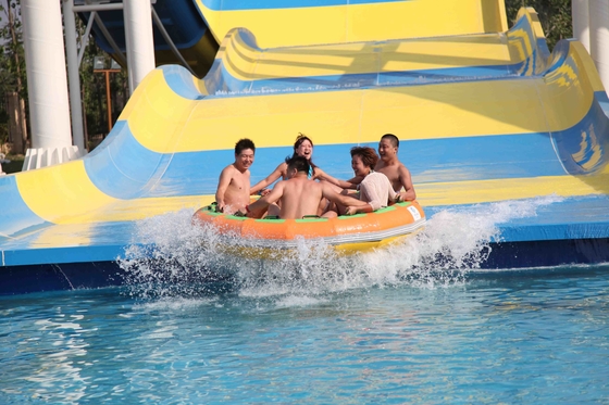 Gaint Amusement Park Slide with 13.8m high platform / Water flow 400m3/h