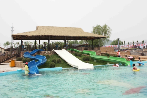 FRP Kids Combinaton nước trượt theo cơ thể hoặc bè cho công viên nước ngoài trời xây dựng