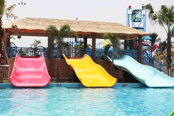 FRP Kids Combinaton nước trượt theo cơ thể hoặc bè cho công viên nước ngoài trời xây dựng