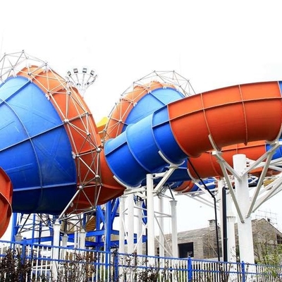 Commercial Fiberglass Water Roller Coaster Slide For Family Amusement Parks