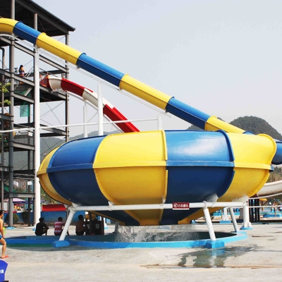 Customized Fun Aqua Park Fiberglass Water Slides Giant Space Backyard Water Slides