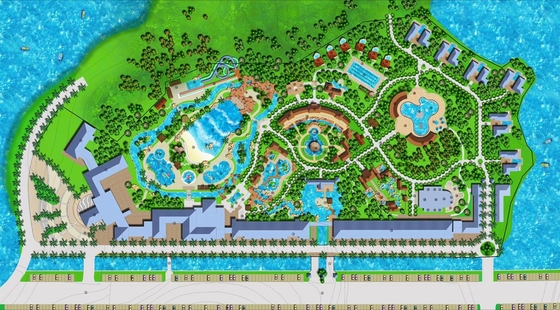 Amusement Water Park Conceptual Design / Professional Design Team for Water Park
