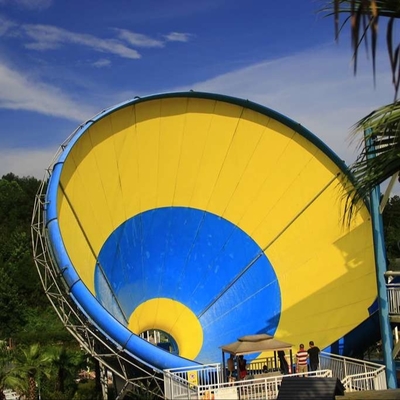 Customized Fiberglass Commercial Family Water Slide For Holiday Resort , 16m Height