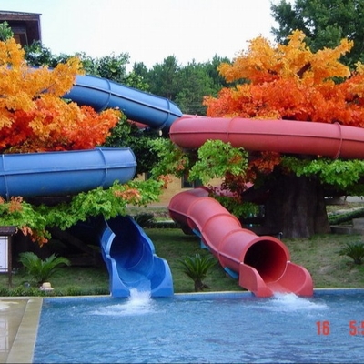 Custom Combination Fiberglass Kids Water Slides for Theme Water Park