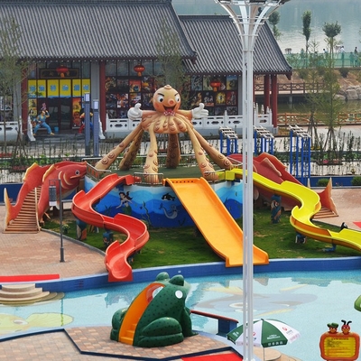 Custom Combination Fiberglass Kids Water Slides for Theme Water Park