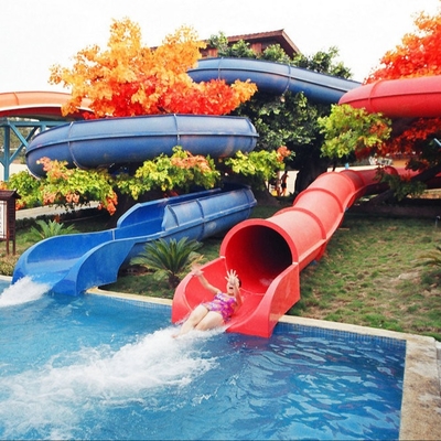 Custom Combination Fiberglass Kids Water Slides for Theme Water Park