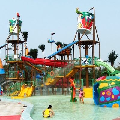 Sân chơi ngoài trời Aqua Nhà nước cấu trúc, thiết bị Công viên nước OEM