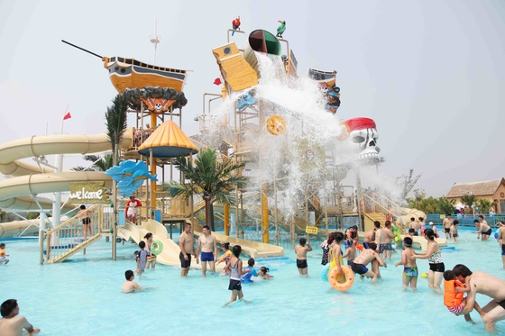 Funny Aqua Playground Fun Water Slides Combination With Biggest Water Slide For Family
