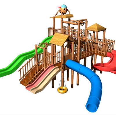 Trong nhà / ngoài trời Aqua Park Thiết bị, trẻ em sân chơi nước cho gia đình Fun Customized