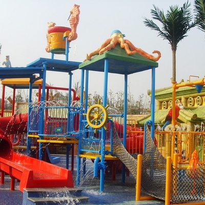 Thiết bị công viên nước, Sân chơi trẻ em dành cho 50 người cưỡi 17,5 * 11 * 7m