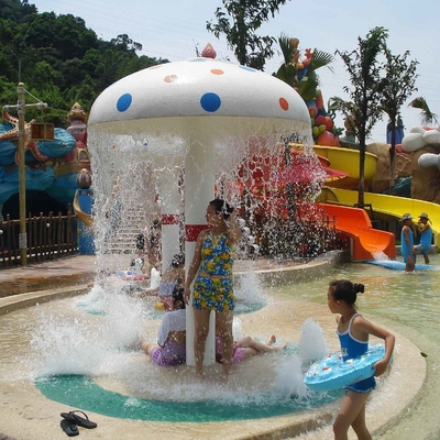 Fiberglass Spray Park Equipment For Children / Kids Customized Water Park Equipment