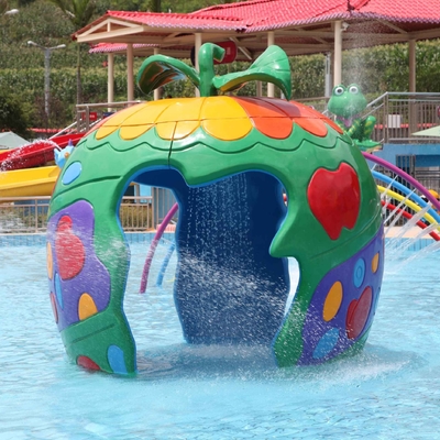 Customized Colorful Carp Spray Aqua Park Equipment For Children / Kids Fun in Swimming Pool