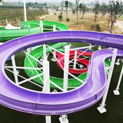 Fun Backyard Custom Water Pool Slides For Family , Amusement Park / Water Park Equipment