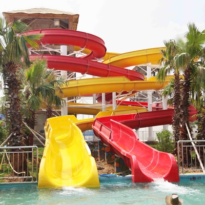 Fun Backyard Custom Water Pool Slides For Family , Amusement Park / Water Park Equipment