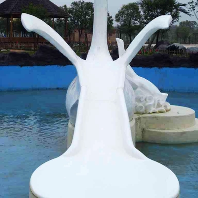 Commercial Fiberglass Water Pool Slides with Interesting Cartoon Shaped