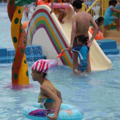 Fiberglass Water Pool Slide in Medium Water Playground ( XPH-001 )