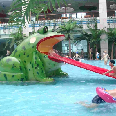 Ếch hình bể bơi nước trượt, Aqua Park Sợi thủy tinh nhỏ Slide Cho Trẻ em