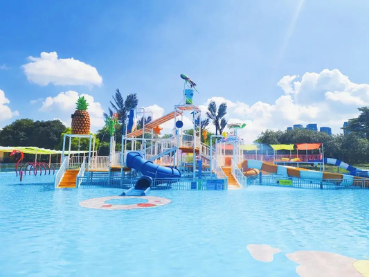 Butterfly Water Park Nghiên cứu khả thi Khu vui chơi nước cho trẻ em Thiết bị trò chơi nước Tiếng phun nước