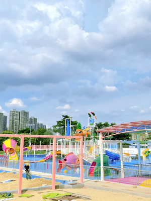 Công viên nước Nghiên cứu khả thi Khu vui chơi nước cho trẻ em Thiết bị trò chơi nước để phun nước