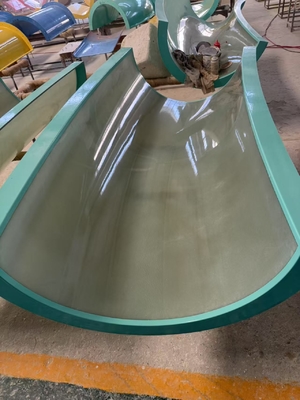 Aqua Aqua Loop thân slide sợi thủy tinh cho hồ bơi