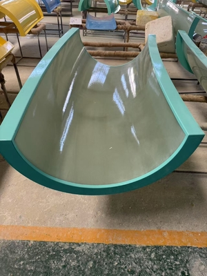 Aqua Aqua Loop thân slide sợi thủy tinh cho hồ bơi