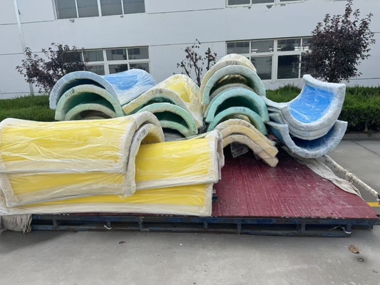 Thiết bị công viên nước RTM Thiết kế cơ thể Máy trượt sợi thủy tinh cho hồ bơi Vison Công viên nước