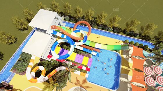 SpectraTower 6-in-1 Multi-Generation Slide Complex với công suất 720r / h và không gian sàn 42mx60m