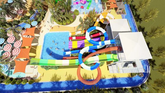 SpectraTower 6-in-1 Multi-Generation Slide Complex với công suất 720r / h và không gian sàn 42mx60m