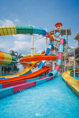 CE ISO Certified Aqua Playground with Customizable Water Play Themes, Safe Fun Interactive Slides, and Hot-Dip Galvanized Steel Columns